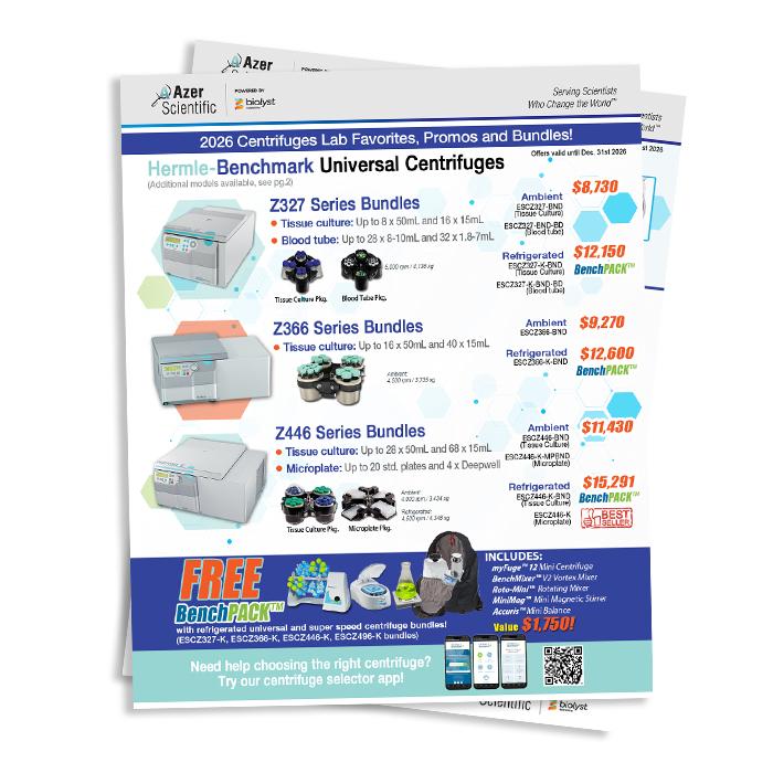 Benchmark Centrifuge Bundles