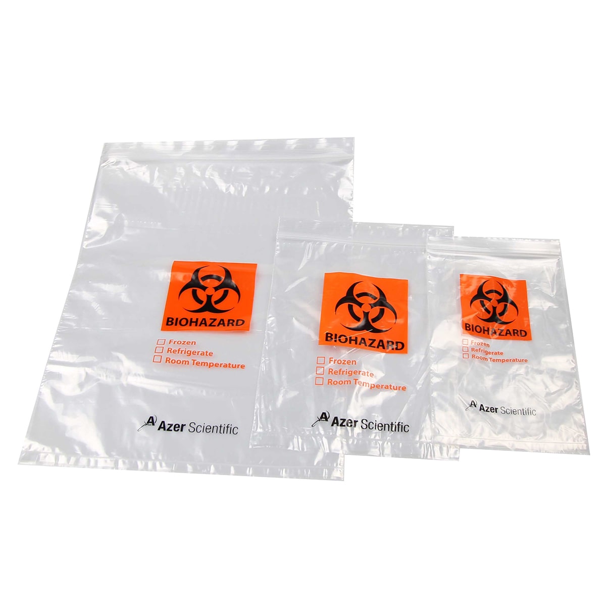 MTC Bio A8001R BowTie Biohazard Bags with Drawstring